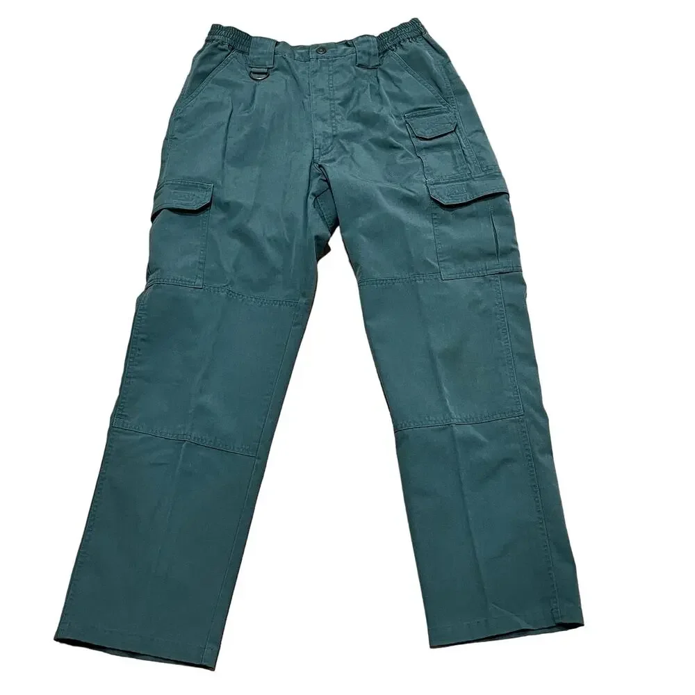 Propper Public Safety Cargo Uniform Work Pants Stretch Waist Green Men's W34 L31